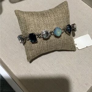 Vintage Rare Rhinestones Bracelet Mixed Colors.Was Purchased At Vintage Boutique